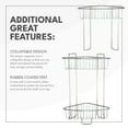 thumbnail image 4 of ToiletTree Products Stainless Steel Shower Caddy, Standing Floor Corner Shower Stand, 4 of 7