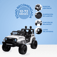 thumbnail image 2 of Carro Montable Eléctrico Jeep Aeiou Bhm6588 Blanco, 2 of 6