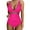 Hot Pink womens swimsuits, variant on Womens Swimsuits Pimelu Bathing Suit for Women One Piece Swimsuit Womens High Waist Bathing Suits Pool Party Fashion Mesh Patchwork Tankini Swimwear Ladies Girls Slim Push-up Swimsuit
