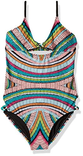Hobie Womens Open Back One Piece Swimsuit