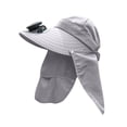 thumbnail image 3 of YTCAMLO Sun Hats for Men Solar Fan Outdoor Fishing Hat with Neck Flap and Face Mask Breathable Foldable Wide Brim Hiking Sunshade Hat, 3 of 3