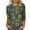 Multicolor Plus Size Blouse for Women_j, variant on CYMMPU 3/4 Sleeve Blouses for Women Dressy Casual Flower Pattern Fall Fashion Shirts Tunic Tops Loose Fit Crew Neck Spring Tops Lightweight Basic T-Shirts Multicolor XXL