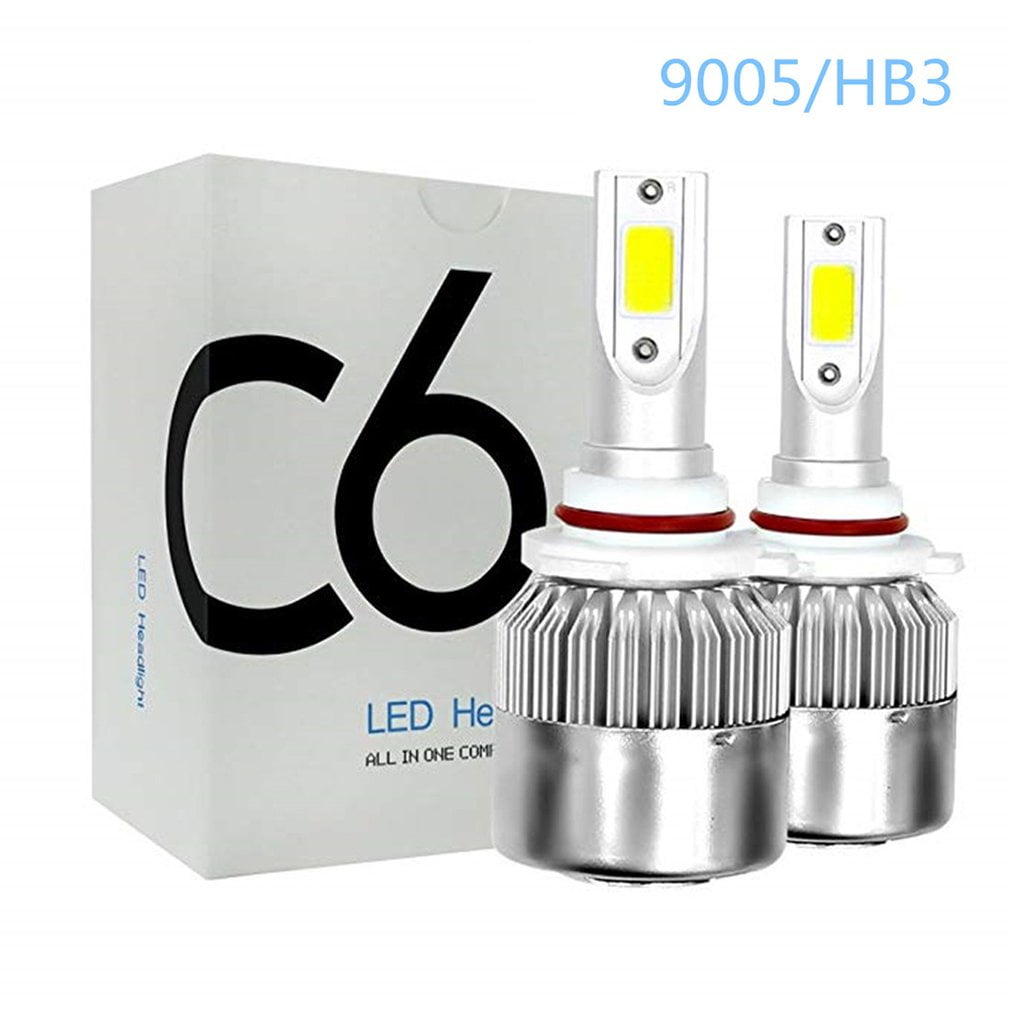 C6 Car Led Headlight Aviation Aluminum Ip68 Protection Level Car Led