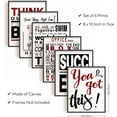thumbnail image 6 of 6 PCS/Set Canvas Prints Success You Got This Office Rules Canvas Art Office Inspirational Painting Decorative Wall Art Pictures for Office Wall Decor 10"x8", 6 of 6