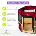 thumbnail image 7 of Zampa Portable Foldable Pet playpen For Large Dogs, Small Puppies & Cats, Water resistant, 7 of 7