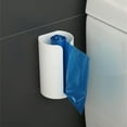 thumbnail image 2 of Garbage Bag Storage Box Wall Mounted Trash Bags Holder Kitchen Plastic Bag Container Bathroom Garbage Bag Dispenser Organizer Blue, 2 of 6
