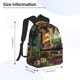 thumbnail image 2 of Disketp Charming Garden Patio Mochila Ligera Clásica con Múltiples Bolsillos, Mochila Casual para Hombre y Mujer, Ideal para Escuela, Trabajo y Viajes, 2 of 6