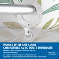 thumbnail image 4 of Mainstays Cottage Leaves Easy Hang Fabric Shower Curtain with Built-in Rings, 4 of 9