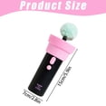 thumbnail image 3 of LGCASL Electric Cat Toys, Interactive Animal Teaser Toy with Two Tone Color Blocking Design Fun Indoor Companion for Animal (Two Aaa Batteries Not Included, Required for Use), Blackpink, 3 of 5