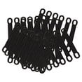 thumbnail image 4 of - de 50 Perchas Antideslizantes Elásticas para Colgar Ropa, tirarere de Hombro - Negro l, Individual, 4 of 7