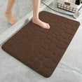 thumbnail image 1 of Alfombra de baño de algodón viscoelástico, absorbente de agua, antideslizante, para sala de estar, dormitorio, cocina, entrada, 1 of 3