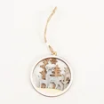 thumbnail image 1 of Colgante de madera con estilo de atmósfera para decoración del hogar, para Navidad, fiestas, árbol de Navidad, regalo pequeño, suministros para decoración de fiestas, 1 of 3