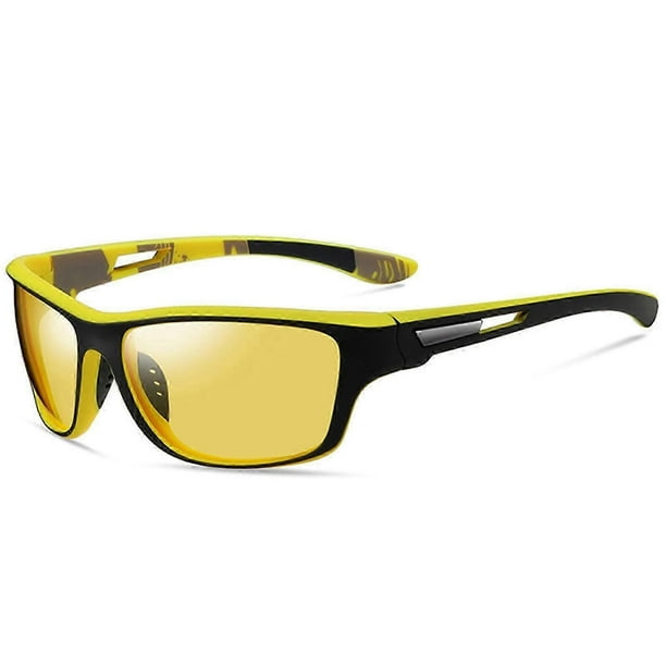 Polarized Sports Sunglasses for Men Fishing Cycling Baseball Running and Driving UV390 Protection,Polarized Sports Sunglasses with Glasses case