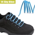 thumbnail image 3 of YFINE Lacets Ronds Cirés pour Chaussures Habillées Lacets pour Bottes (2 Paires), 3 of 8