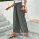 thumbnail image 4 of WILLBEST Pantalones Casuales de Mujer, Culotte de Pierna Ancha con Diseño Floral y Abertura Lateral para Un Uso Diario Cómodo. Mediana, 4 of 6