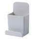 thumbnail image 1 of Contenedor De Almacenamiento Caja de almacenamiento de control remoto Soporte de enchufe de teléfono de montaje en pared Organizador para el hogar (A), 1 of 4