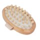 thumbnail image 2 of Gasbag Massager Brush Wooden Soothing Lymphatic Drainage Handheld Dry Body Gasbag Brush for Spa, 2 of 5