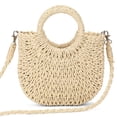 thumbnail image 3 of LOUEBICA Small Straw Crossbody Bag for Women Woven Summer Shoulder Phone Purse Beach Handbag for Vacation, 3 of 9
