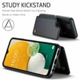 thumbnail image 6 of for Samsung Galaxy A13 5G Case with Card Holder, Wallet Case for Women Men with RFID Blocking, Durable Leather Kickstand Magnetic Clasp Shockproof Phone Case for Samsung Galaxy A13 5G, 6 of 11