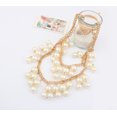 thumbnail image 4 of Statement Necklace Creative Fake Pearl Multilayer Necklace Choker Necklace, 4 of 10