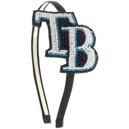 Tampa Bay Rays Women's Sequin Beaded Horseshoe Headband - No Size