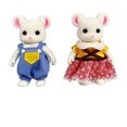 thumbnail image 1 of Simulation Forest Rabbit Family DIY Playset Mini Rabbit Bear Figure Toy Dolls Kids Gifts, 1 of 1