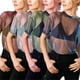 thumbnail image 5 of SAYOO Camiseta de malla sexy femenina, camiseta transparente de manga corta SAYOO moda, 5 of 6