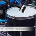 thumbnail image 3 of HLONK Bass Drum Mallet Tenor Musical Instruments Sticks Percussion Rubber Handle Felt, 3 of 6