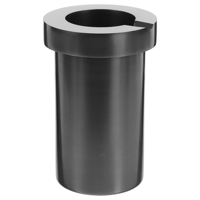 crisol de grafito de 1 kg, resistente a altas temperaturas, de alta pureza, para fundir oro, plata, cobre y latón.