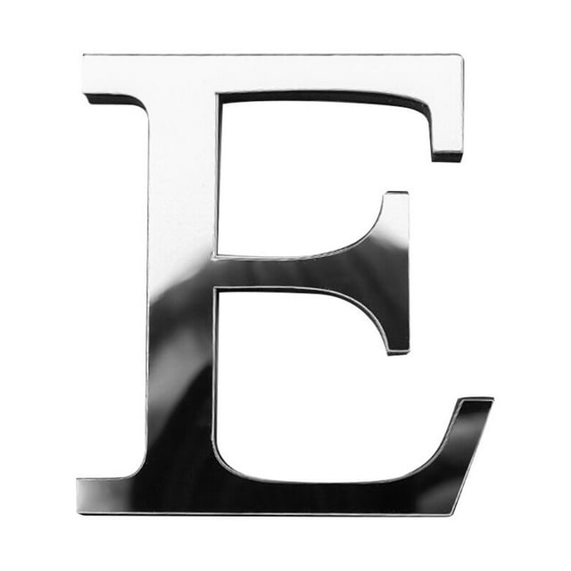 Advancent Pegatina de espejo con letras para pared de salón, calcomanía decorativa de espejo acrílico, decoración EVA Decoración del hogar mi