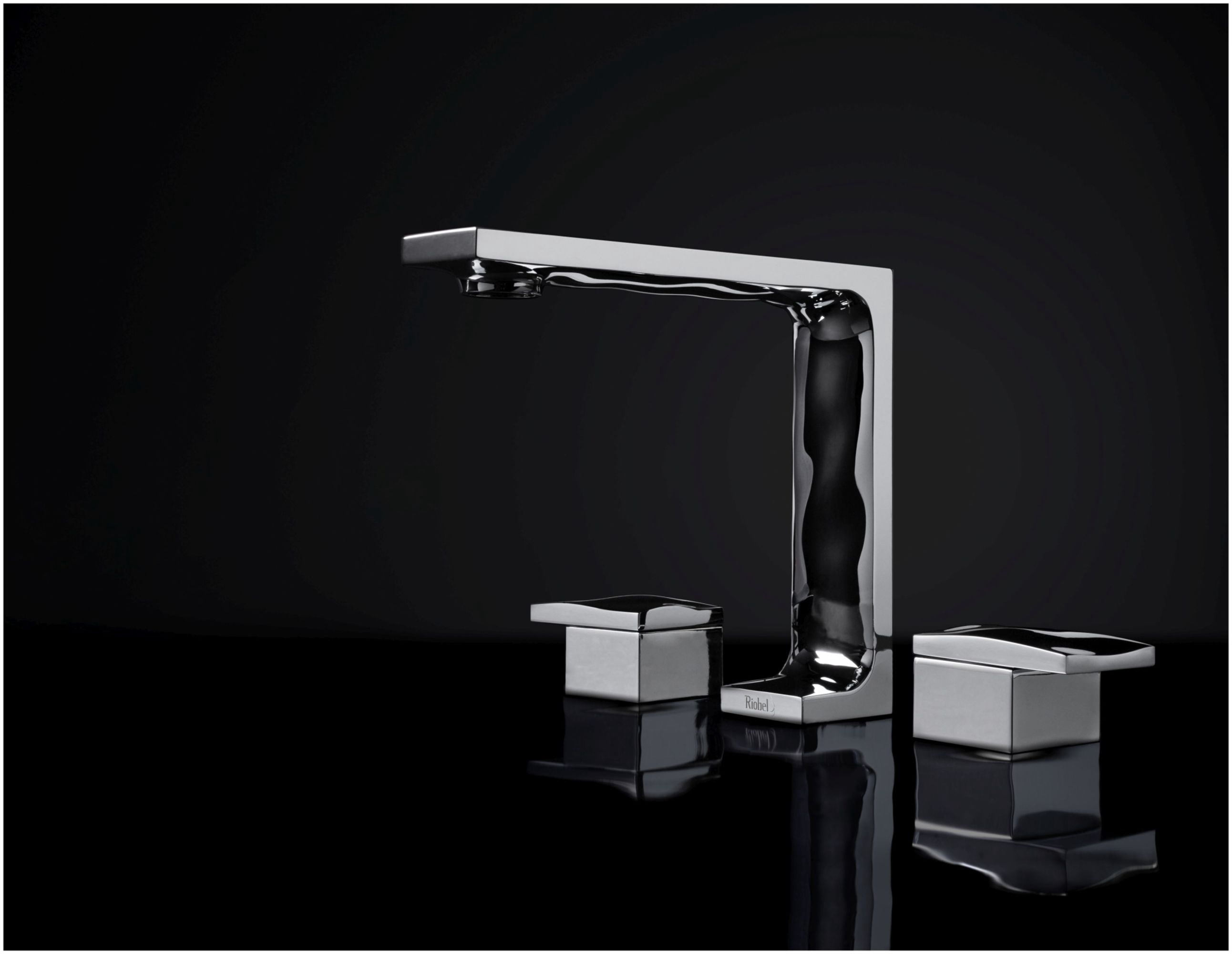 Riobel Rf08 Reflet 1.2 GPM Widespread Bathroom Faucet - Chrome