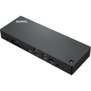 Lenovo ThinkPad Thunderbolt 4 Workstation Dock - for Workstation, Monitor, Notebook - 230 W - Thunderbolt - 4 Displays Supported - 4K, 8K - 3840 x 2160, 7680 x 4320 - 4 x USB Type-A Ports - USB Typ...