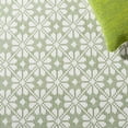 thumbnail image 6 of SAFAVIEH Martha Stewart Hampton Diamond Indoor/Outdoor Area Rug, Green/Ivory, 8' x 10', 6 of 7