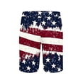 thumbnail image 4 of Goodtrade8 Summer Swimming Trunks for Men Board Shorts Swimwear Casual July 4th Independence Day Pockets American Flag Mens Shorts,Size: L, 4 of 6