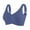 Blue, variant on Women's Minimizer Bra Large Size Chest Reducing Lingerie, Adjustment Type Side Support Underwear, Accessory Breast Collection Bralette, Full Coverage Smoothing Top, High Compression Slimming Bra
