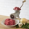 thumbnail image 4 of Soro Essentials- # 22 Hand Grinder- Table Mount Meat Grinder Food Grinder Food Chopper for Meat Vegetables Sausage Stuffer for Home Use and All Meats Make Homemade Ground Beef Burgers, 4 of 7
