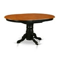 thumbnail image 3 of East West Furniture Kenley 7-piece Wood Dining Table and Chairs in Black/Cherry, 3 of 8