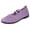 Purple, variant on Wensltd Women Mary Jane Flats Elastic Band Round Toe Comfortable Walking Shoes