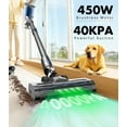 thumbnail image 3 of Rayfurn Cordless Vacuum Cleaner, 40Kpa/50Mins/450W Brushless Motor Lightweight Stick for Pet Hair Hard Floor, Self-standing, 3 of 11