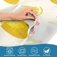thumbnail image 4 of Yellow Lemon Pattern Curtain Valances Window Treatment Rod Pocket Drape Valance 54" X 18" for Kitchen Living Room Bedroom, 4 of 6