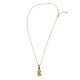 thumbnail image 2 of Collar con dije de oro laminado letra brillos K, 2 of 6