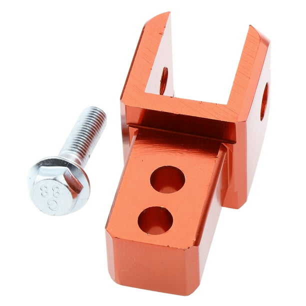 Extensor de extensión de amortiguador de aleación, elevador de suspensión de 2,68x1,38x1,18 pulgadas, amortiguadores de para motocic naranja Macarena Elevador del amortiguador de choque