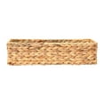 thumbnail image 6 of Household Essentials Water Hyacinth Rectangular Storage Basket, Natural, 6 of 9
