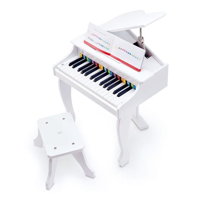 Hape Deluxe Grand Piano Kids Electric 30 Key Keyboard Piano Toy and