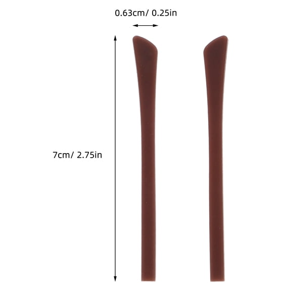 OUNONA Silicone Eyeglass Temple Covers Anti-Slip Grip for Most Glasses, Assorted Colors, 8 Pairs Protective Sleeves