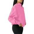 thumbnail image 4 of Womens Oversized Sweatshirts Turtleneck Pullover Long Sleeve Hoodies Tops Fall Fashion Outfits Clothes, 4 of 7