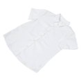thumbnail image 2 of 1pc Japanese Style Student Uniform Class Shirt Short Sleeve School Uniform School Dress Class Uniform for School (Girls Style White S), 2 of 3