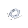 thumbnail image 2 of Luxshiny 200Pcs Locknuts Fastening Nut Silver Installation, 2 of 8