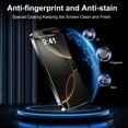 thumbnail image 5 of [2+2 Pack]We Life Compatible with iPhone 16 Pro Screen Protector, HD and Privacy Tempered Glass Screen Protector with Camera Lens Protector, 5 of 6