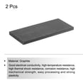 thumbnail image 3 of Unique Bargains Plaque d'Électrode de Graphite Rectangulaire de Bloc de Graphite 100x40x5mm pour la Fonte, l'Électrolyse, Pack de 2, 3 of 5